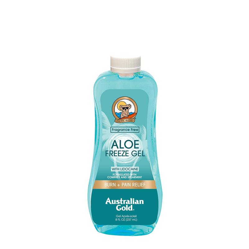 Australian Gold Aloe Gel Freeze 8 oz - Soothing After Sun Gel with Aloe Vera & Vitamin E for Sunburn Relief, Hydration & Skin Repair | Perfect for Post-Sun Care, Tattoo Aftercare & Daily Moisturizing