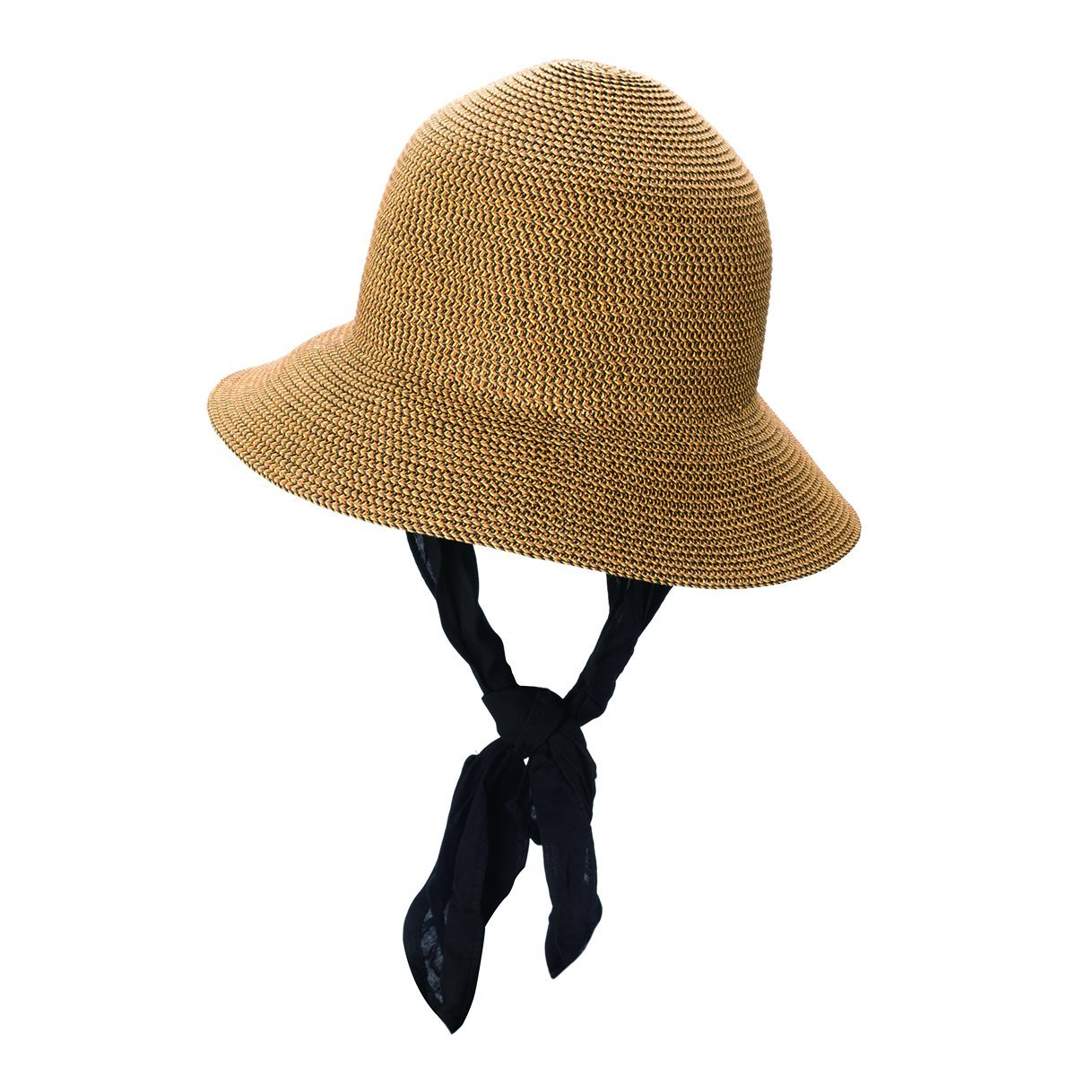 Women's UPF 50+ Ultrabraid Sun Hat with Adjustable Chin Strap & Detachable Face Scarf Wrap - Wide Brim Beach Hat for Outdoor, Travel, Hiking and Gardening Protection