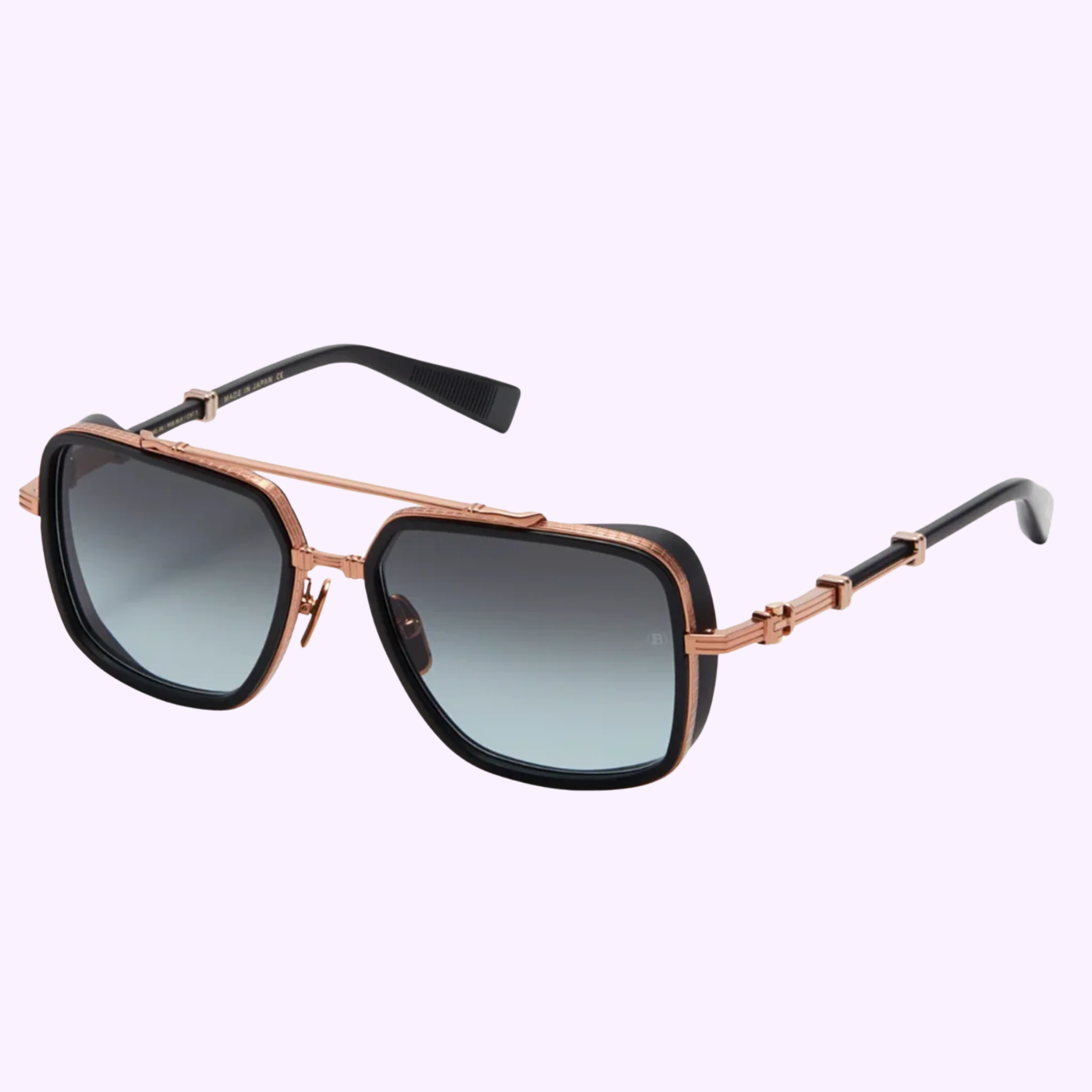 Balmain BPS 108E 58 Officier Unisex Sunglasses - Classic Luxury Aviator Style for Men & Women - Perfect for Driving, Travel & Outdoor Fashion