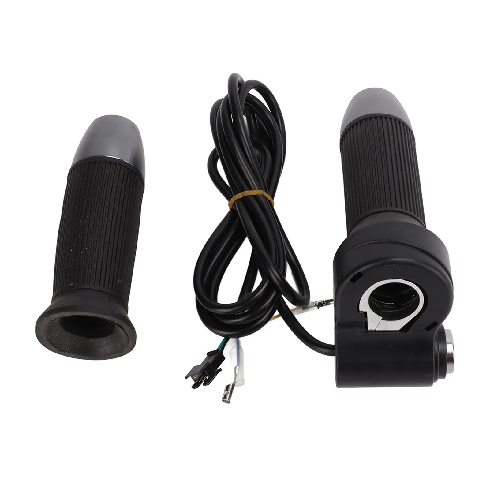 Universal Electric Throttle Handle Grips for E-Bikes & Scooters - 12V-99V Plastic Throttle Grip Pair - Perfect for Commuting, Off-Road & Urban Riding