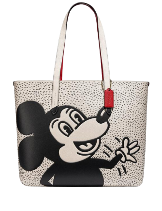 Coach Disney Mickey Mouse X Keith Haring Highline Tote Bag - Stylish Designer Handbag for Women, Fashionable Crossbody Shoulder Bag - Perfect for Work, Travel & Everyday Use