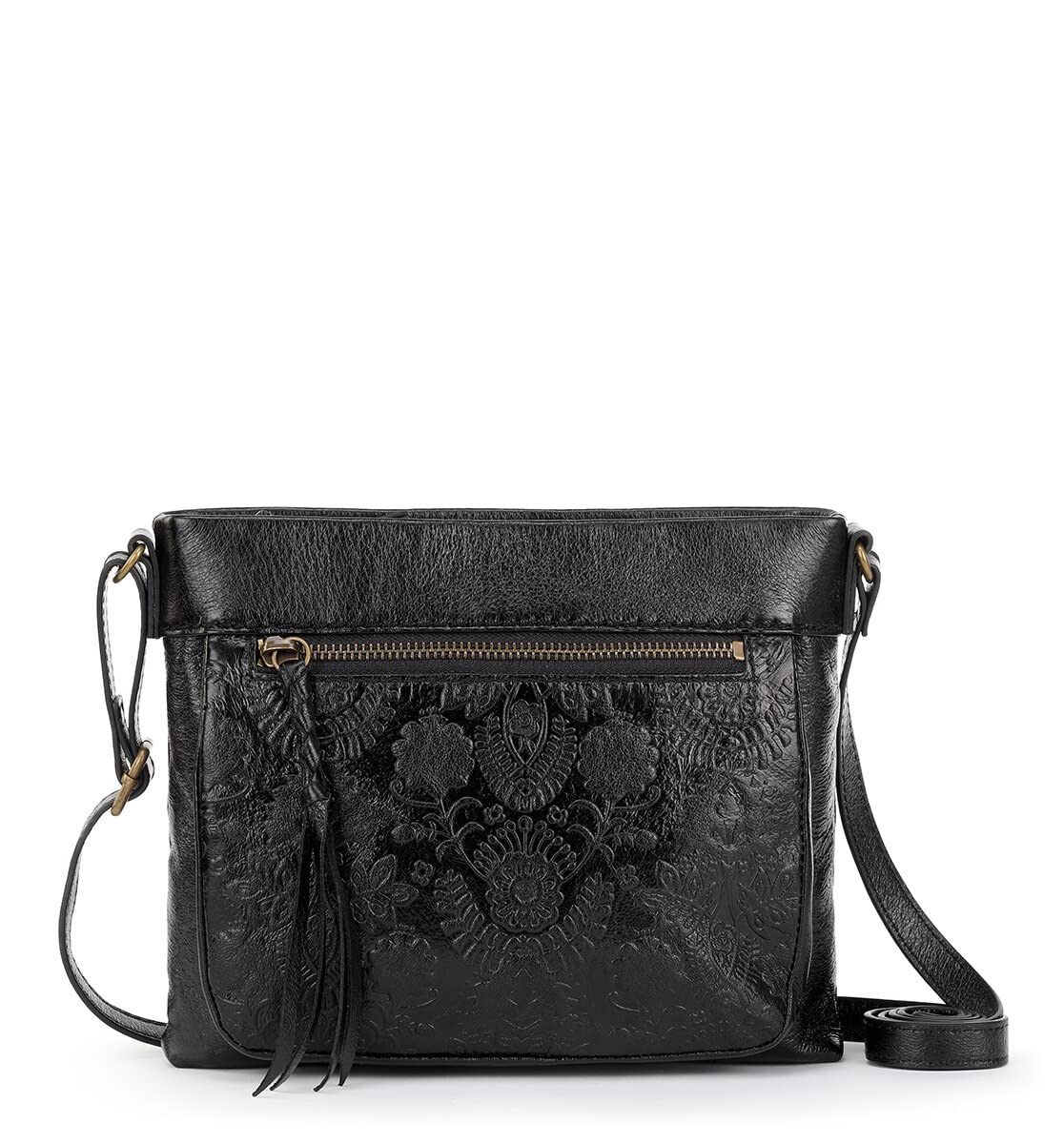 The Sak Women's Sanibel Leather Mini Crossbody Bag - Stylish & Compact Purse for Everyday Use, Travel & Shopping