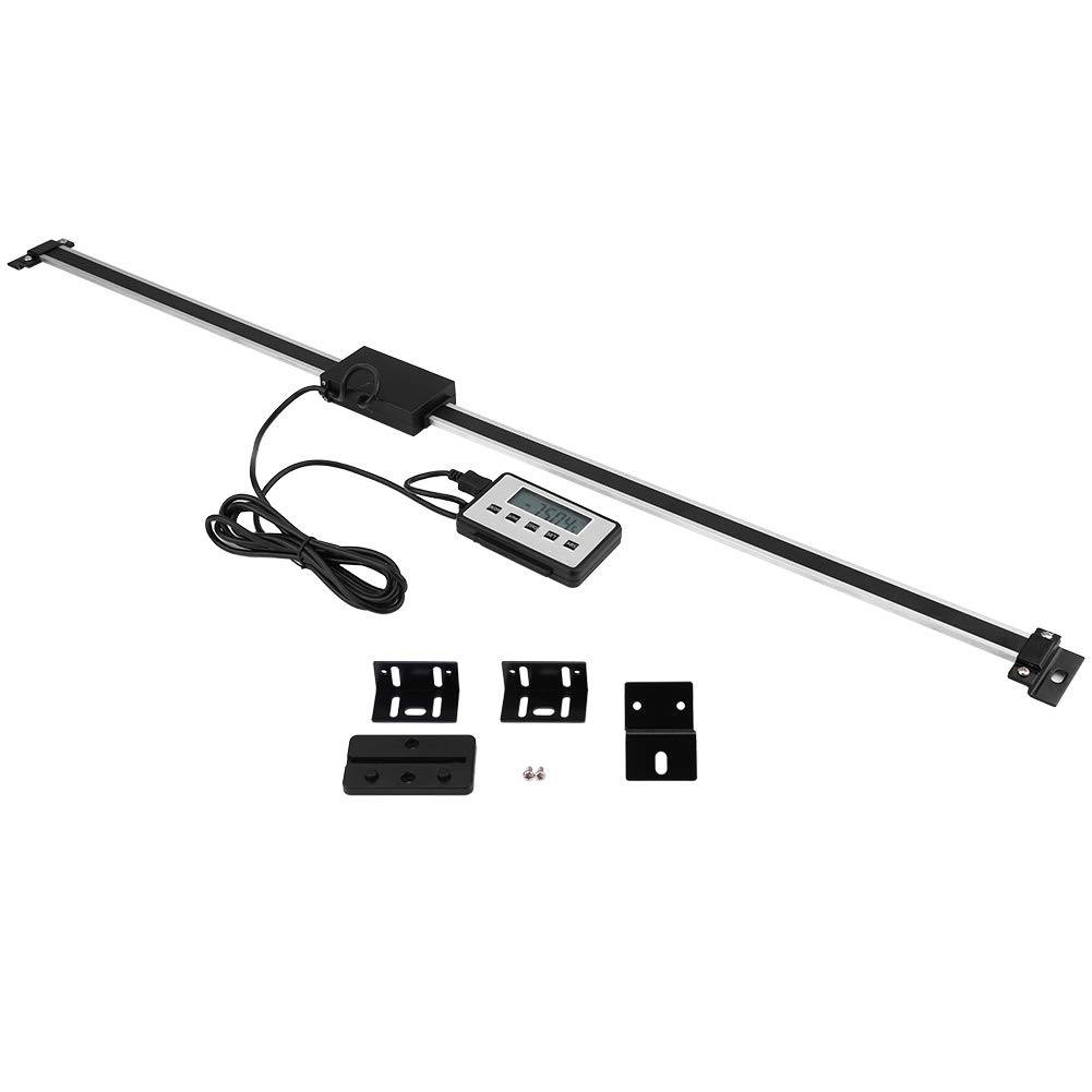 0-600mm Digital Readout Scale Kit - High Precision LCD Linear Encoder for Milling Machines & Lathes | Easy Installation with Mounting Fittings | Perfect for Metalworking, Woodworking & CNC Machining