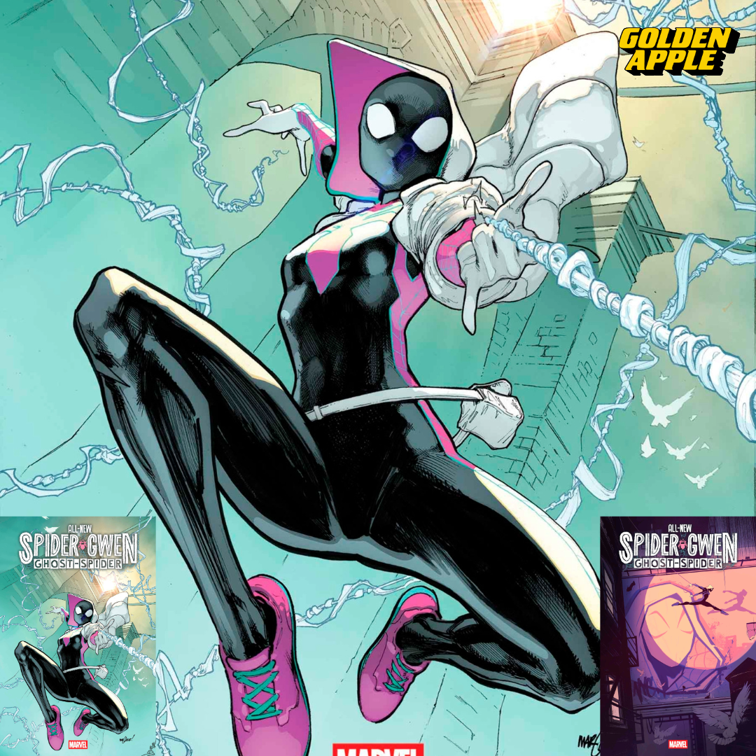 Spider Gwen The Ghost Spider #1 A1 Cover Set of 6 Comics (1:25 & 1:100 Variants) | Marvel Collectible Series | Perfect for Display & Investment (Release Date: 08/20/2025)