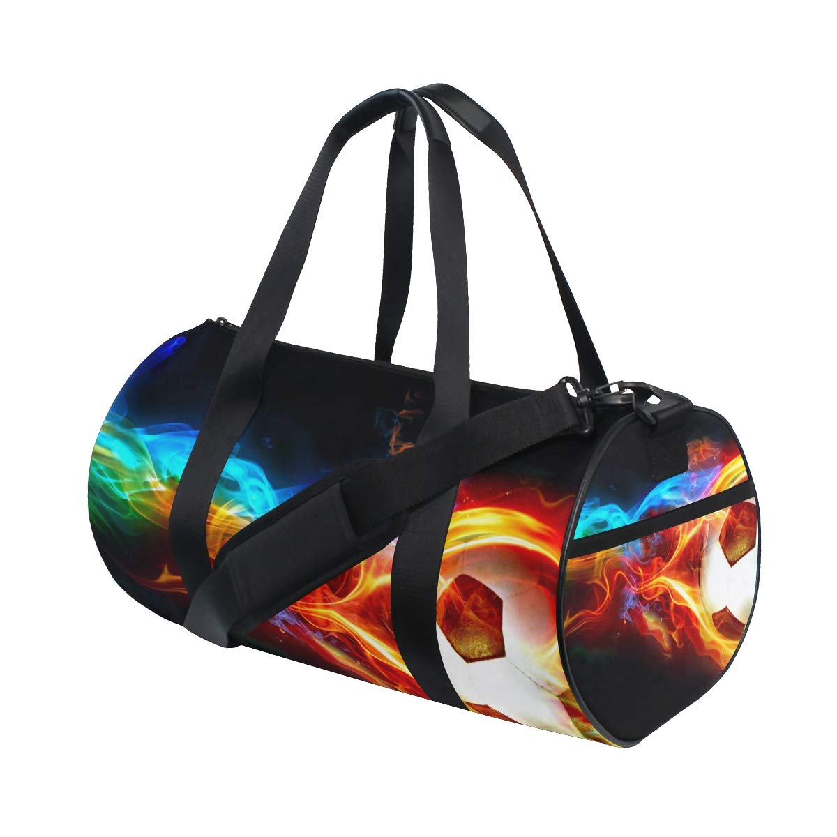 LEVEIS Soccer Ball Travel Tote Duffel Bag - Waterproof Carry On Weekender Gym Bag for Men & Women - Perfect for Sports, Gym, Travel & Weekend Getaways