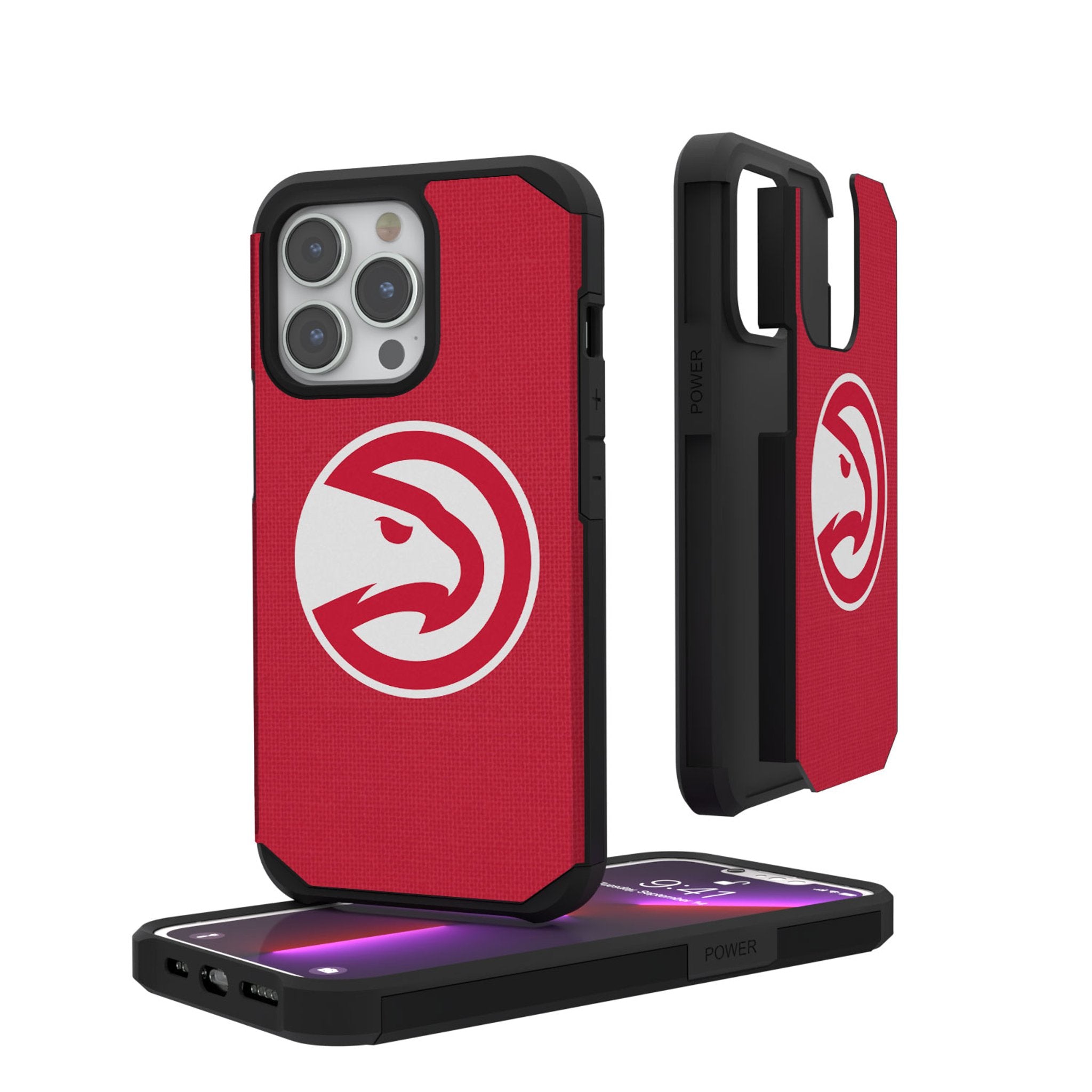Atlanta Hawks Shockproof Durable Phone Case - Heavy Duty Protection for iPhone & Samsung - Perfect for Sports, Outdoor & Daily Use