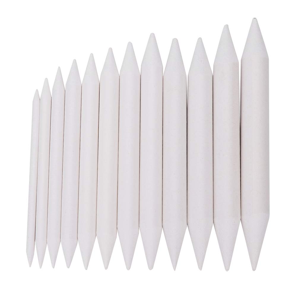 Professional Sketch Drawing Blending Stumps - 03 Smudge Stump Stick for Artists, Sketching & Shading - Perfect for Pencil Drawing, Charcoal Art & Realistic Sketching Techniques
