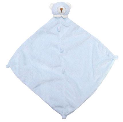 Angel Dear Soft Blue Bear Baby Blanket - Cozy & Comfortable for Newborns, Infants & Toddlers - Perfect for Nursery, Stroller & Travel