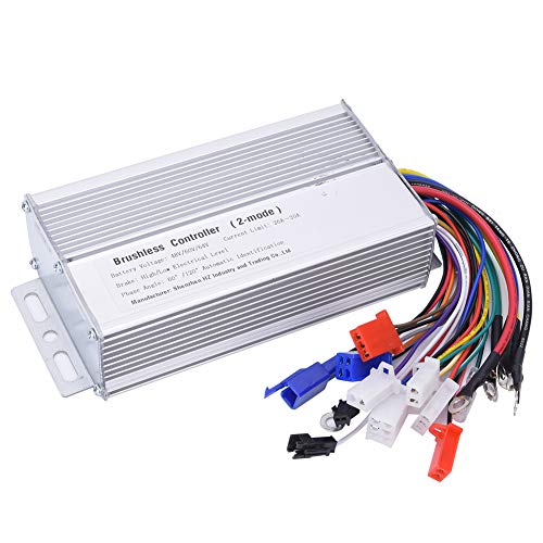 48V 60V 64V Brushless Motor Controller for Electric Bikes & Scooters - High-Power Li-Ion Battery Compatible - Perfect for Commuting, Off-Road Adventures & DIY E-Vehicle Projects