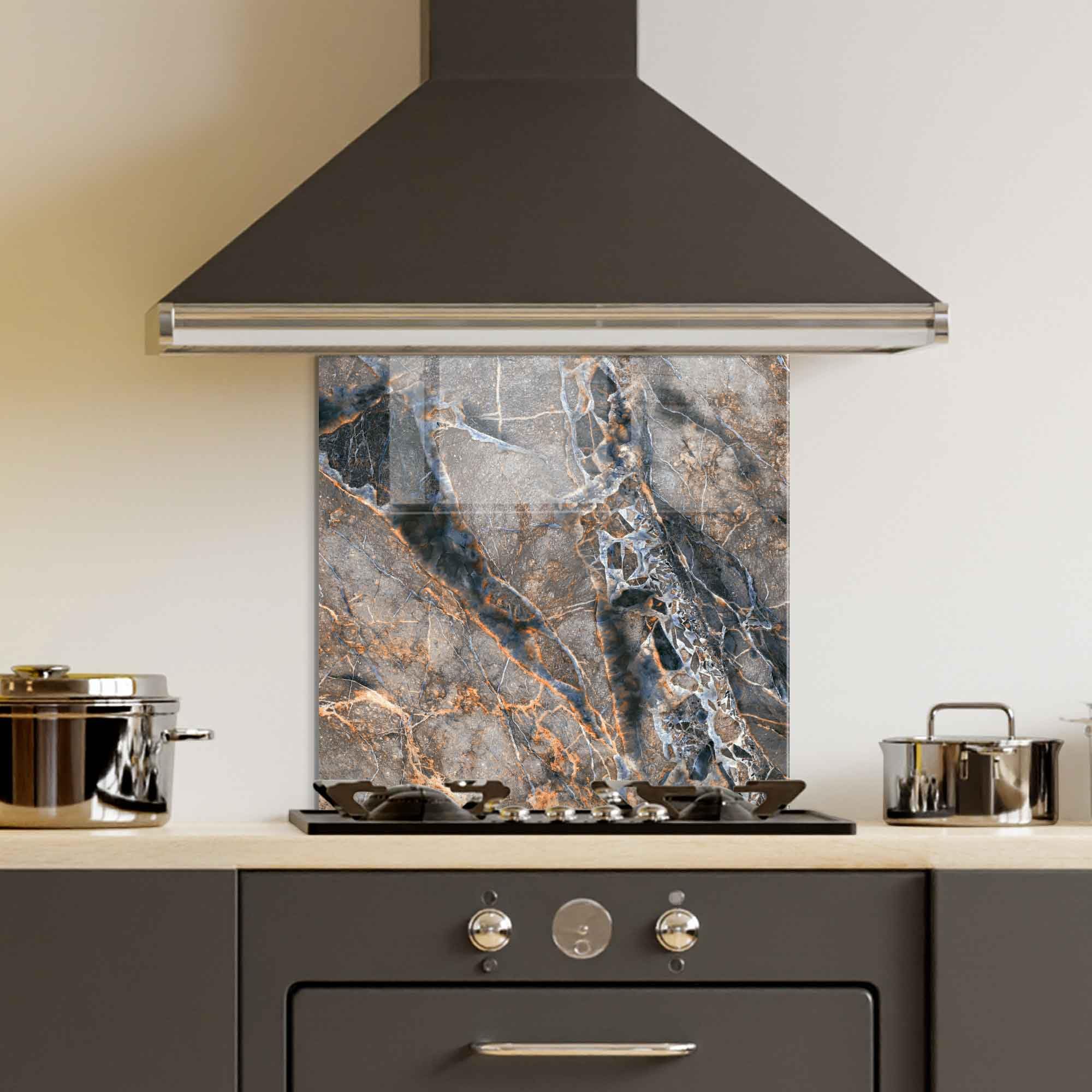 Premium Tempered Glass Kitchen Backsplash - 30x30