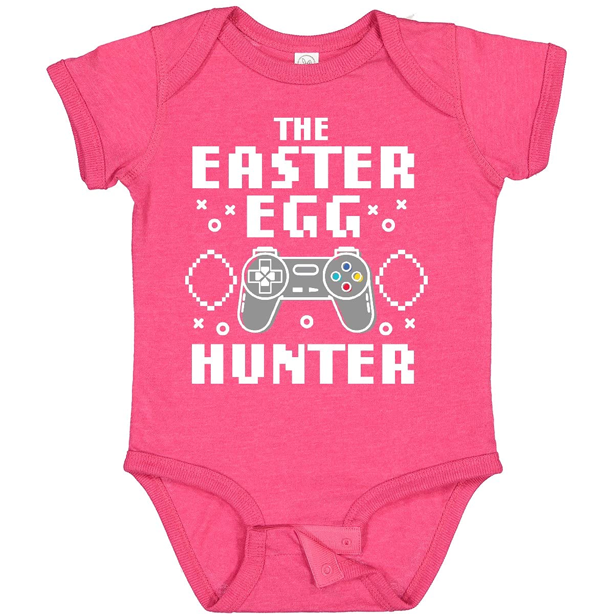 Inktastic Happy Easter The Easter Egg Hunter Gamer Baby Bodysuit - Cute Easter Outfit for Babies & Toddlers - Perfect for Easter Egg Hunts, Family Photos & Holiday Celebrations