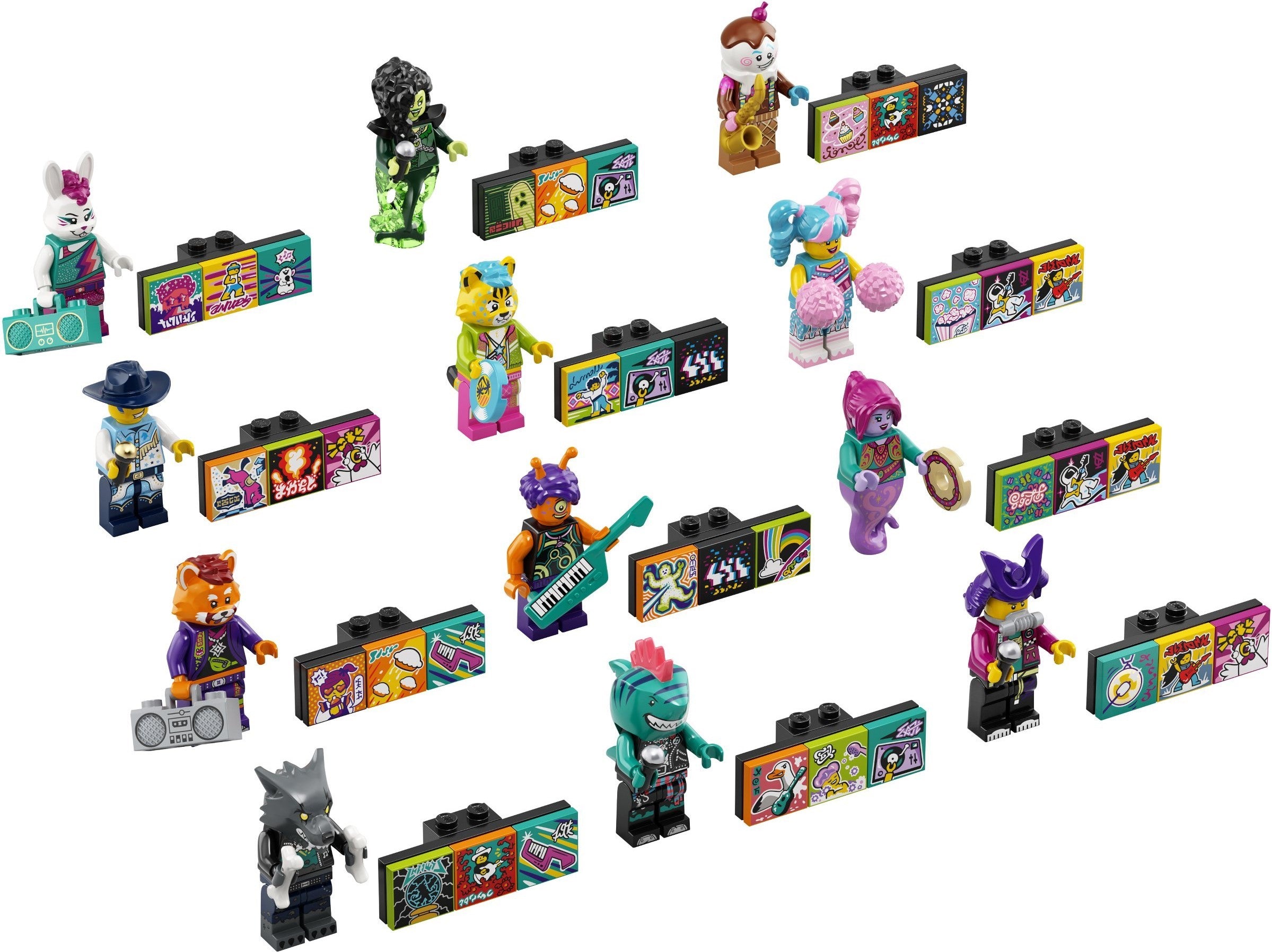LEGO VIDIYO Bandmates Music Series 1 Complete Set of 12 Minifigures (43101) - Perfect for Music Lovers, Collectors & Creative Play