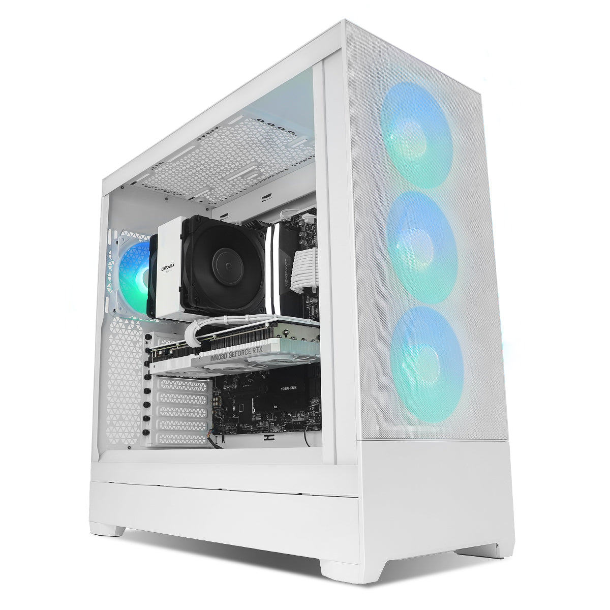 Blizzard RTX 4070 Ti Gaming PC with Ryzen 7 7800X3D - High Performance Gaming Desktop for 4K Gaming, VR & Streaming | Perfect for Esports, Content Creation & Home Office