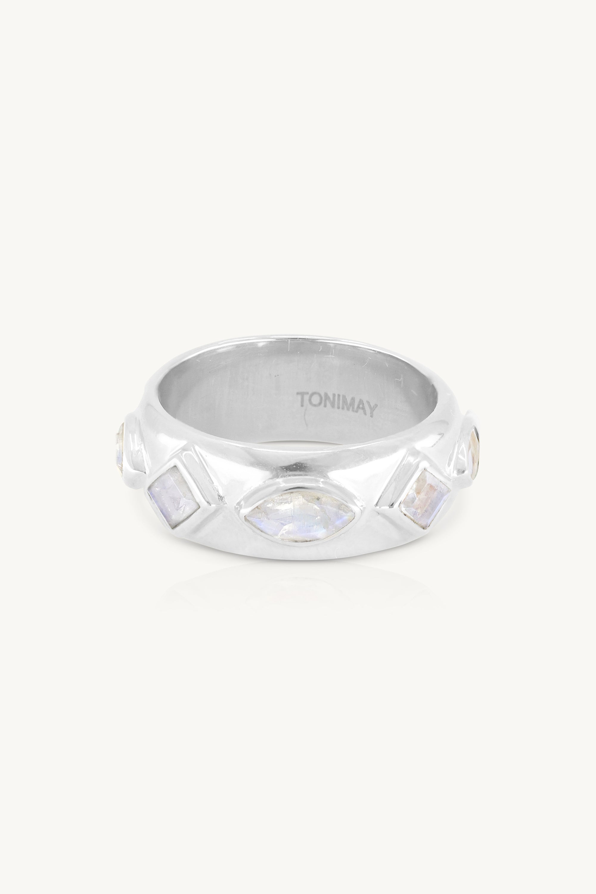 Moonstone Silver Ring for Women - Elegant Sterling Silver Jewelry with Natural Moonstone Gemstone | Perfect for Everyday Wear, Gift Giving & Special Occasions