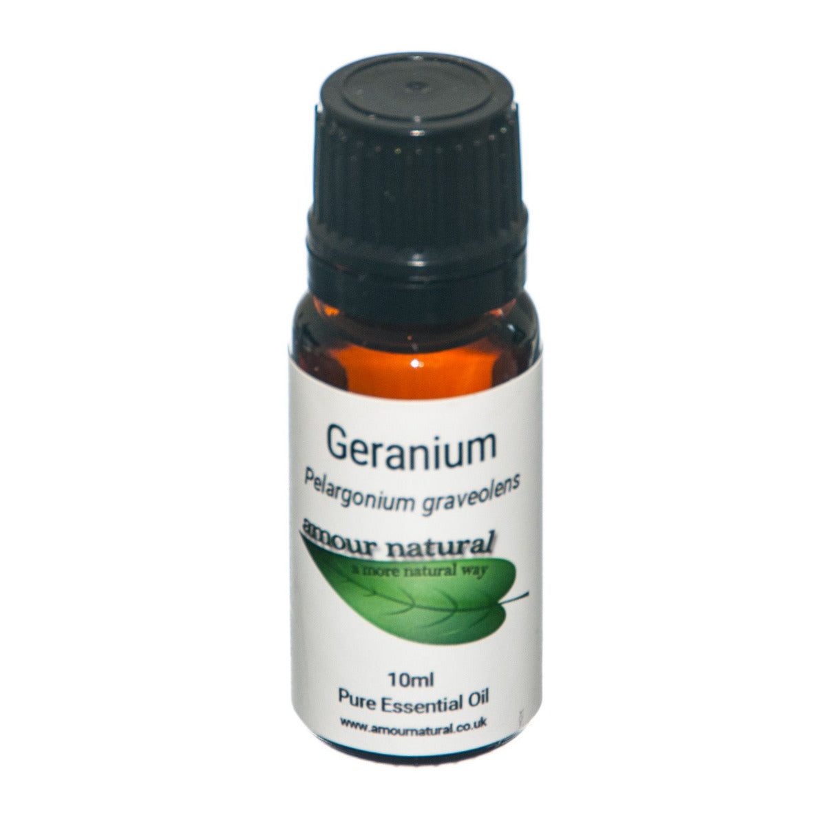 Amour Natural Geranium Pure Essential Oil 10ml - 100% Pure Therapeutic Grade for Aromatherapy, Massage & Skin Care