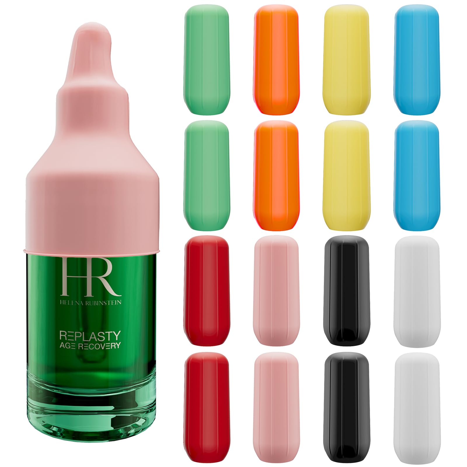 16 Pack Silicone Bottle Sleeves - Leak-Proof Travel Essentials for Women & Men | Cruise Ship & Airplane Toiletries Organizer | Perfect for Shampoo, Lotion & Cosmetic Bottles During Vacations