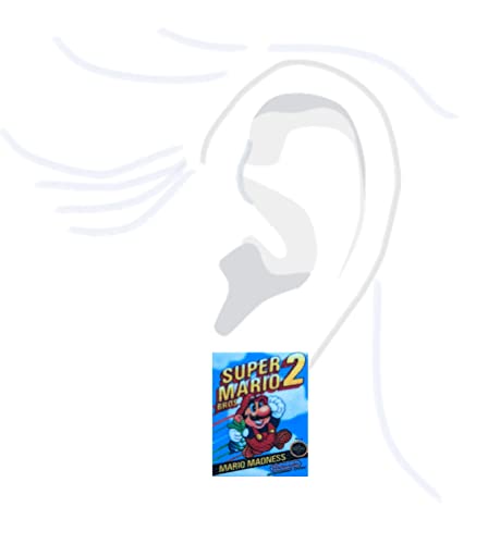 Mario Bros. 2 Game Cufflinks & Earrings - Retro NES Video Game Jewelry for Gifts & Gaming Enthusiasts