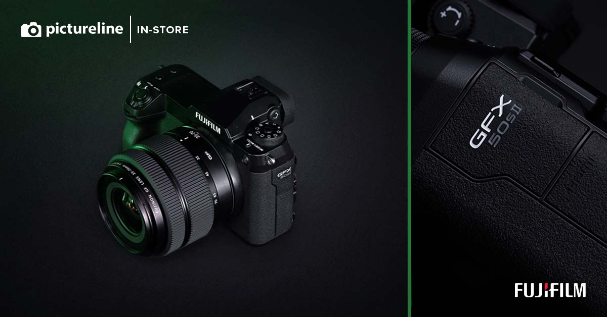 Fujifilm GFX 50S II Medium Format Mirrorless Camera - Professional 51.4MP Digital Camera with 5-Axis IBIS | Perfect for Landscape, Portrait & Studio Photography