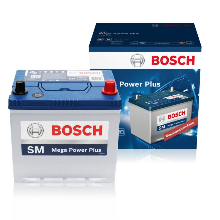 Bosch 55D23L Car Battery 550CCA - Reliable Automotive Battery for Sedans, SUVs & Trucks - Perfect for Cold Weather Starting & Long Road Trips
