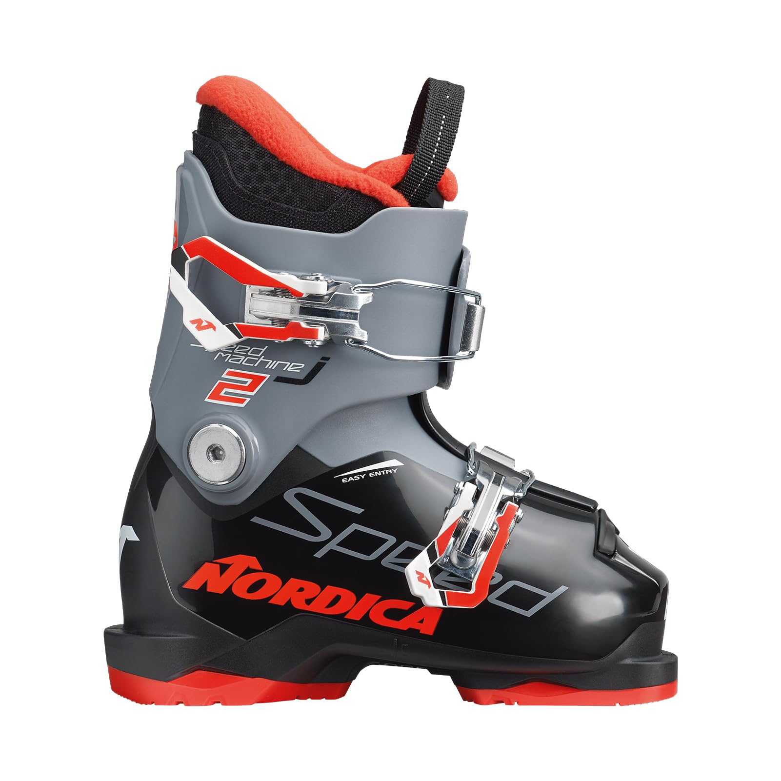 Nordica Speedmachine J2 Kids Alpine Ski Boots - Lightweight & Comfortable for Young Skiers - Perfect for Downhill Skiing & Snow Sports