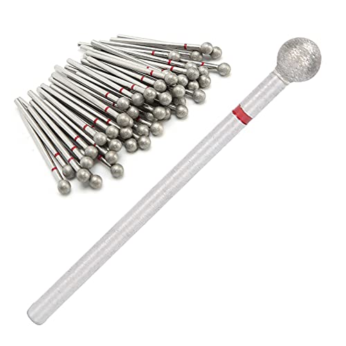 Professional Nail Drill Bits Set - 5.0mm Nail Grinding Heads for Manicure & Pedicure | Durable, Easy to Use Nail Polishing & Filing Tools for Home & Salon Use | Perfect for DIY Nail Care, Acrylic Nails & Gel Polish Removal