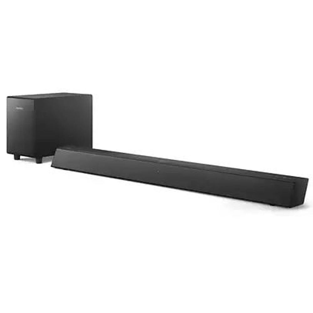 Philips TAB5305/37 2.1 Channel Soundbar with Wireless Subwoofer - Premium Home Theater Audio System for TV, Movies & Gaming (Black)