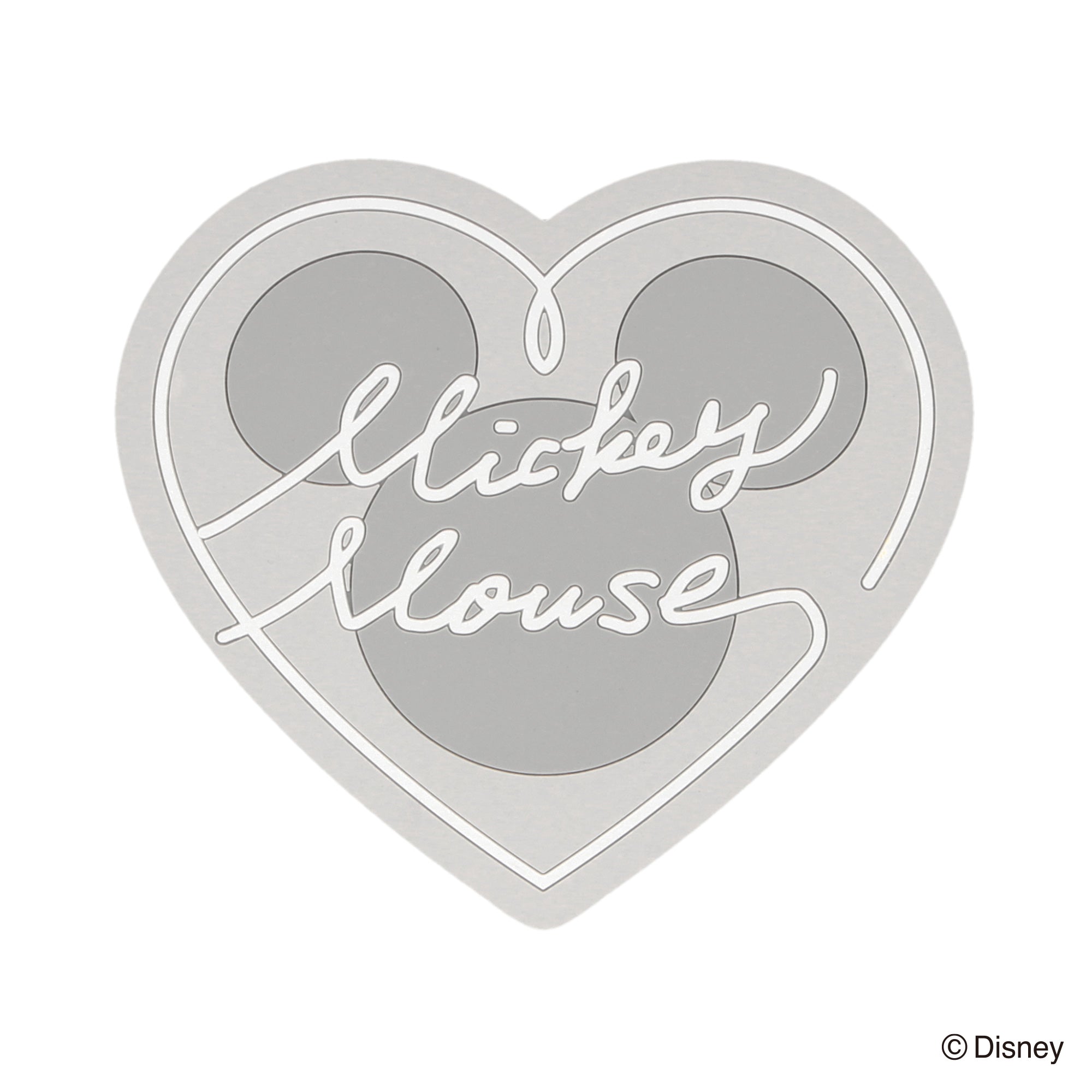 Disney Mickey Mouse Heart Shape Coaster Set - Absorbent & Durable Drink Coasters for Home, Office, or Party Decor