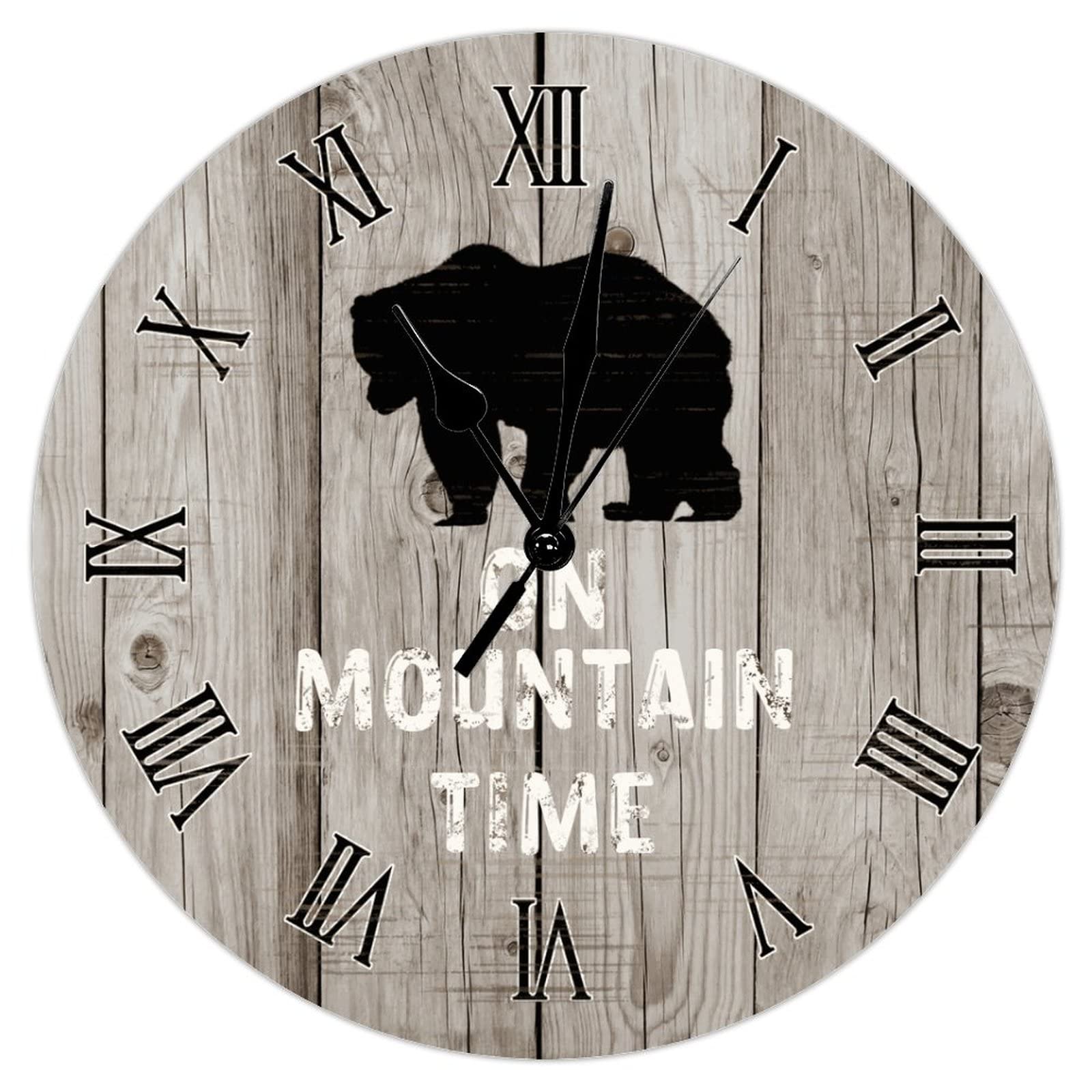 Rustic Bear Wall Clock - 15