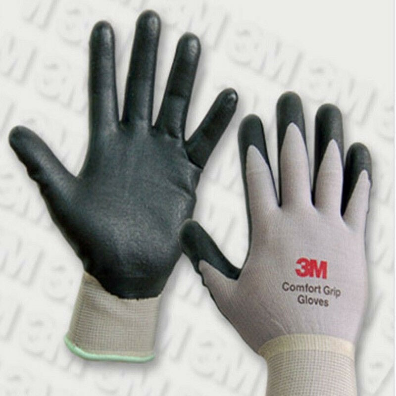 3M Comfort Grip Gloves - Durable Work Gloves for Men & Women, Size Medium & Large (M/L) - Model GLOVE CGG - Perfect for Construction, Gardening, and DIY Projects