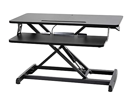 Flash Furniture Adjustable Height Sit to Stand Desk Riser - 32