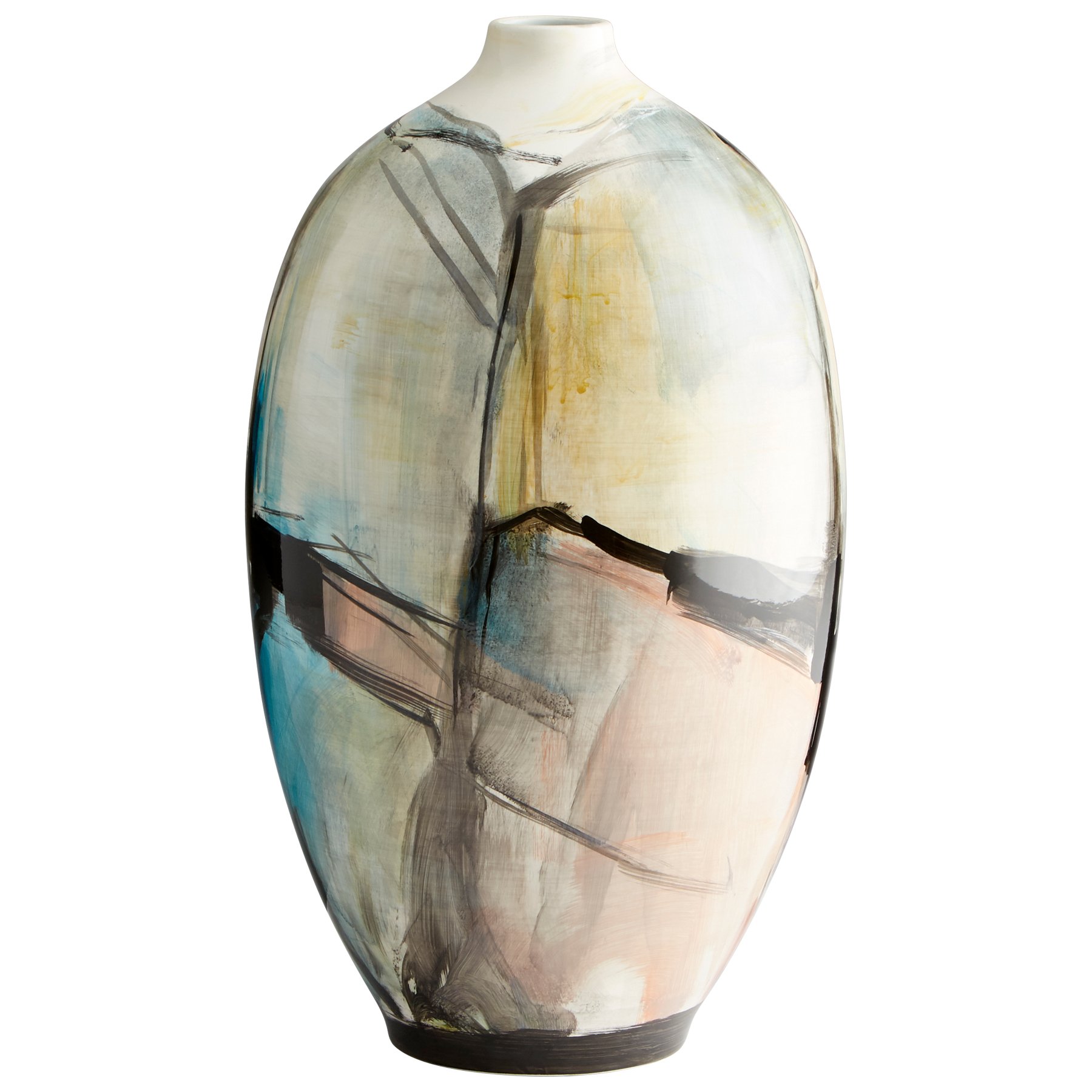 Cyan Design Carmen Vase #1 - Elegant Home Decor Vase for Flowers & Plants | Perfect for Living Room, Dining Table, or Wedding Centerpiece Decorations
