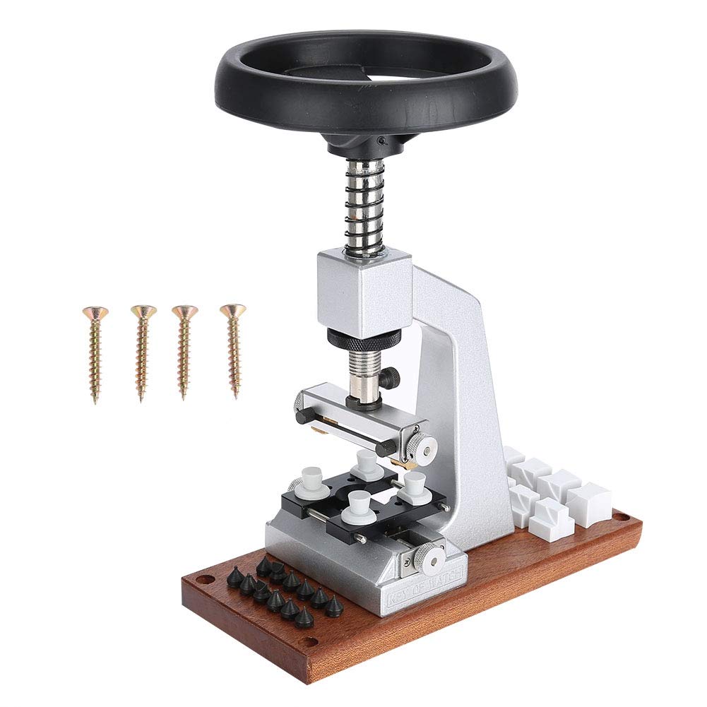 Vbestlife Professional Watch Repair Kit - 5700# Bench Watch Case Opener with Metal Base | Premium Watchmaker Tools for Tudor, Rolex & Luxury Watches | Perfect for Watch Enthusiasts & Professional Repair Shops