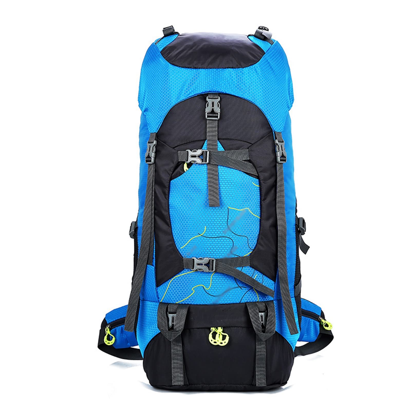 SEFAX Lightweight Hiking Backpack - 40L Large Capacity Waterproof Daypack for Outdoor Adventures, Travel, Camping, Cycling & Fishing | Durable & Comfortable for Men & Women (Blue) - Perfect for Day Trips, Commuting & Weekend Getaways