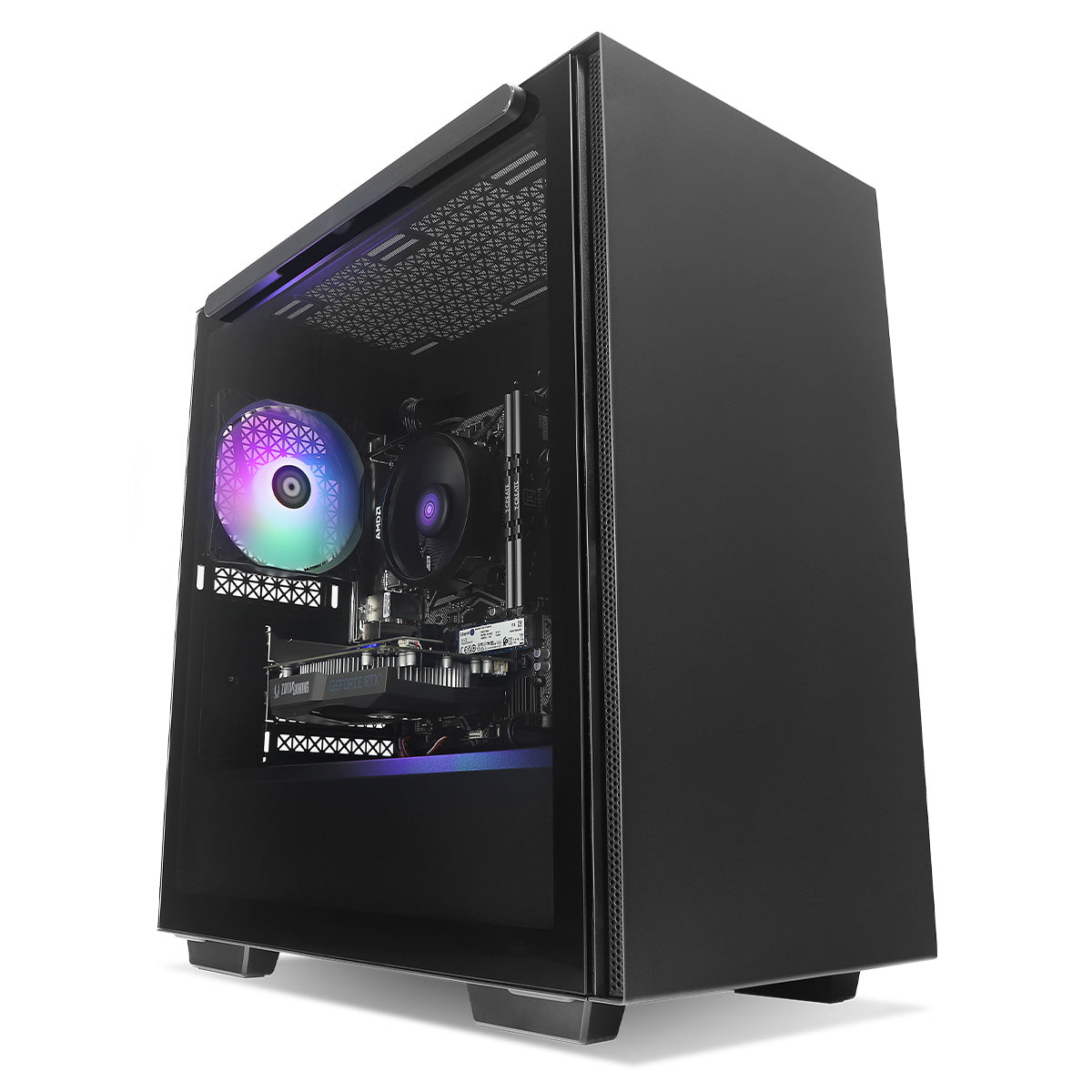 Blade RTX 3050 Ryzen 5 5500 Gaming Desktop Computer - High Performance PC for 1080p Gaming, Streaming & Content Creation