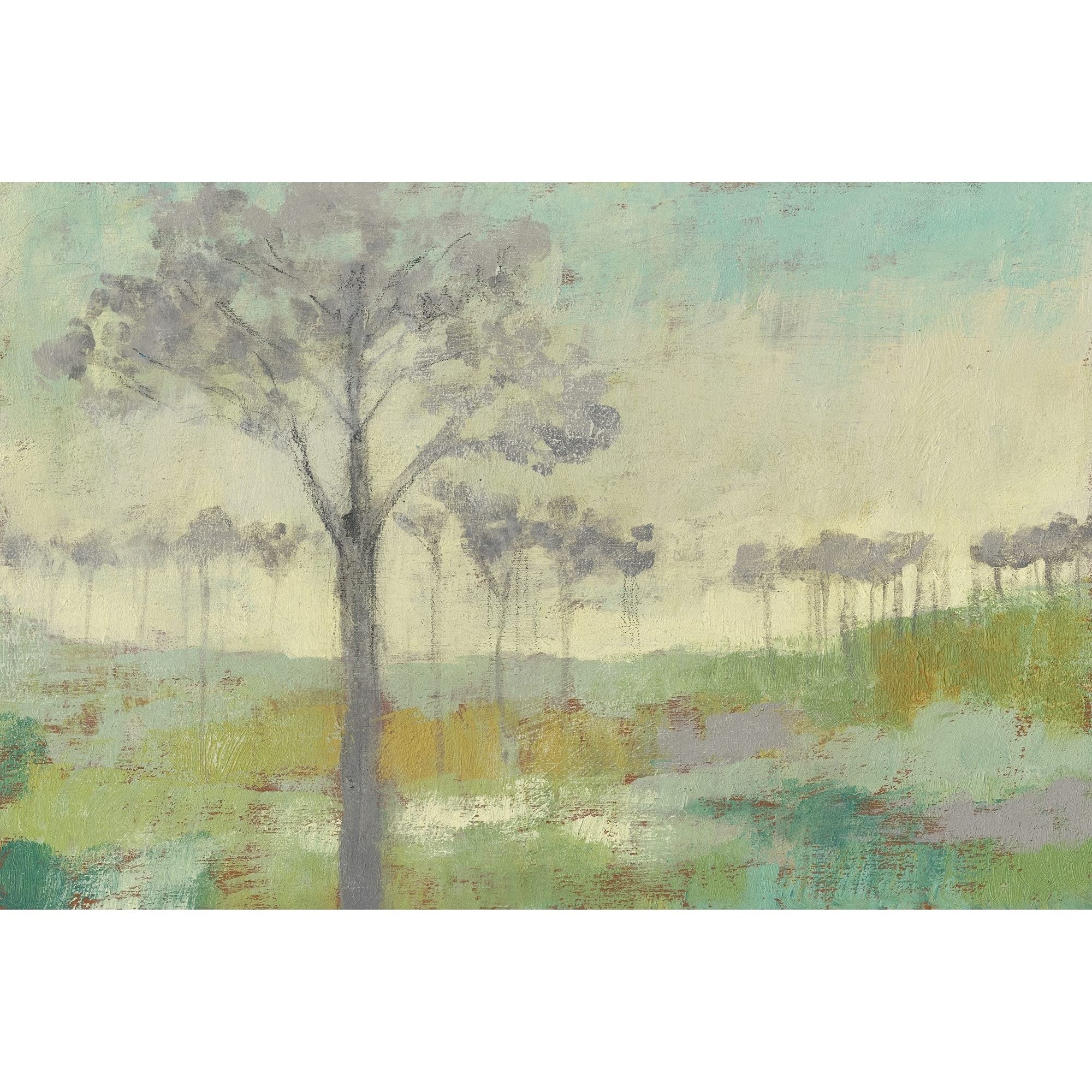 Handmade Tree Stand II Print on Wrapped Canvas 36X24 - Modern Wall Art for Living Room, Bedroom & Office Decor | MARMONT HILL