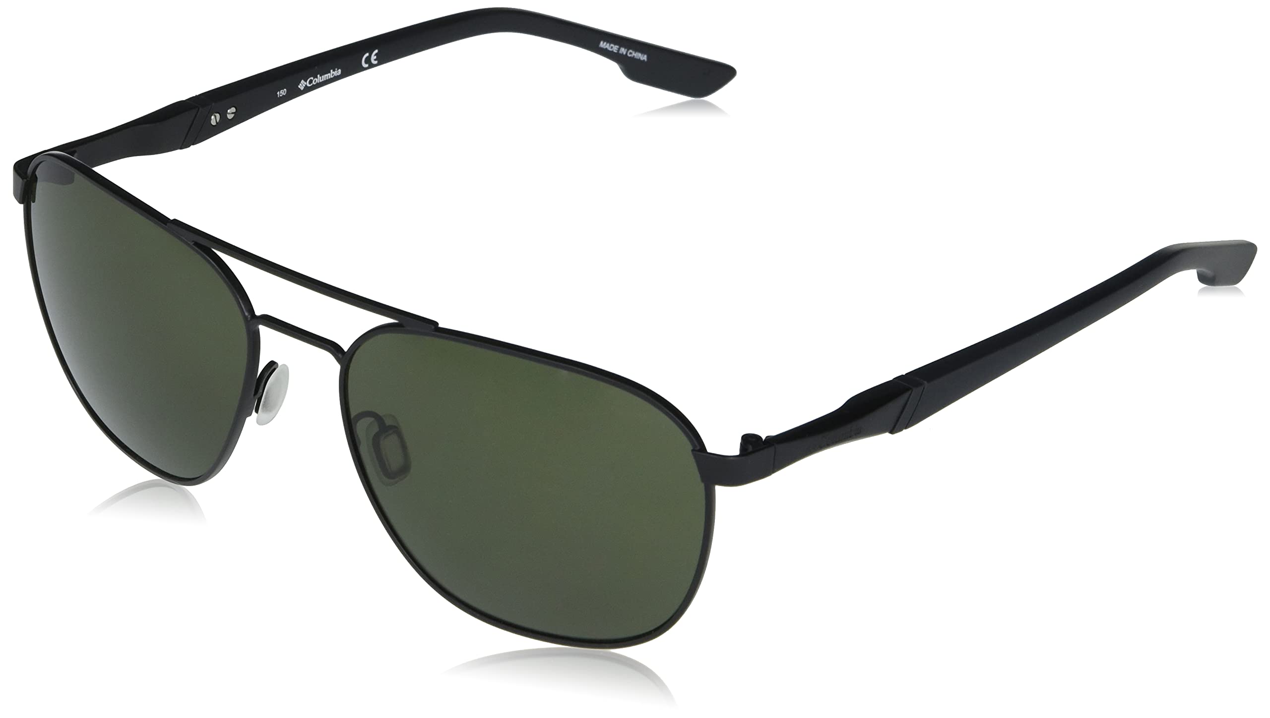Columbia Men's Navigator Pilot Sunglasses - Polarized Aviator Shades for Driving, Fishing & Outdoor Adventures - UV Protection & Lightweight Frame