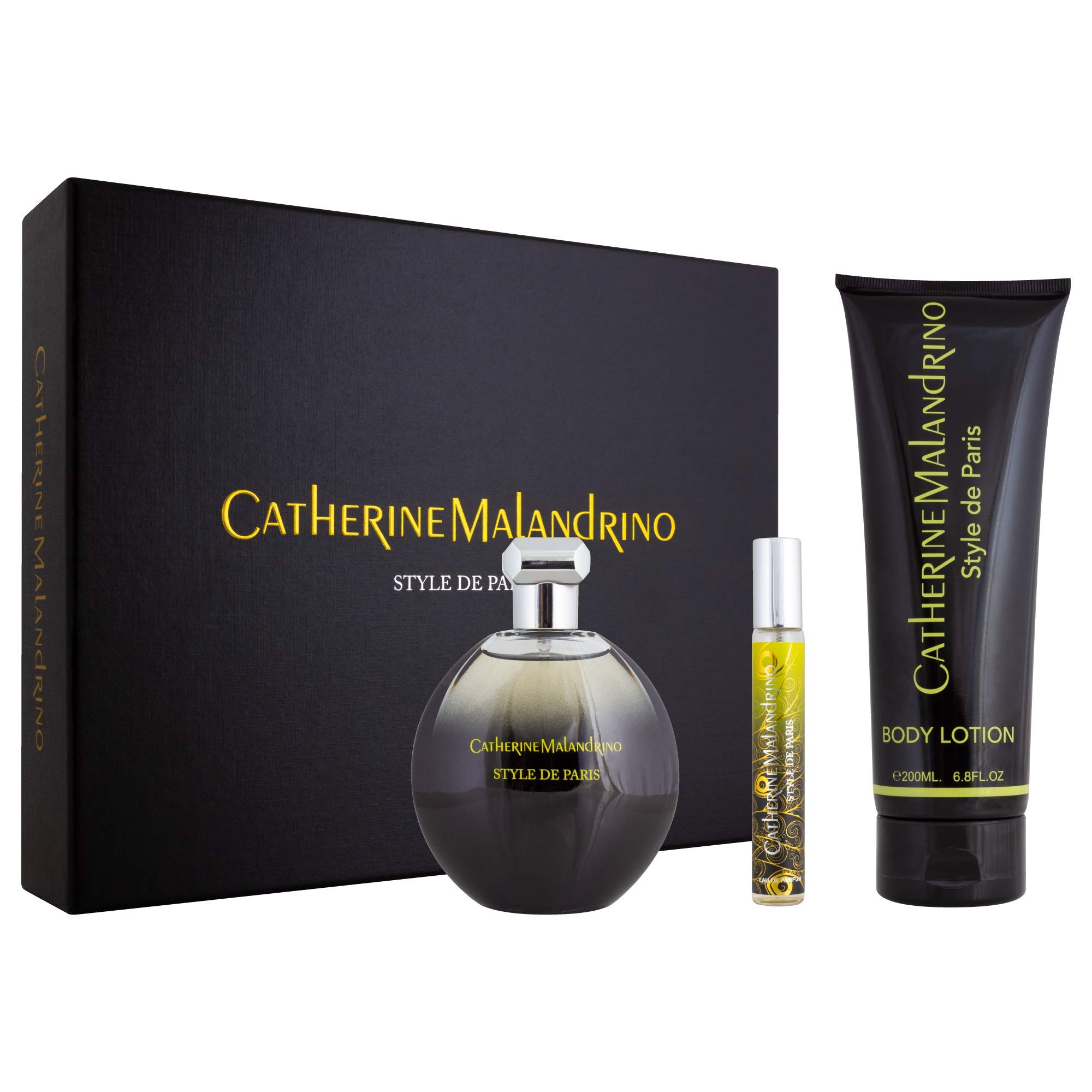 Catherine Malandrino Style de Paris Eau de Parfum Gift Set - 3.4 oz Women's Perfume | Romantic Date Night & Special Occasion Fragrance