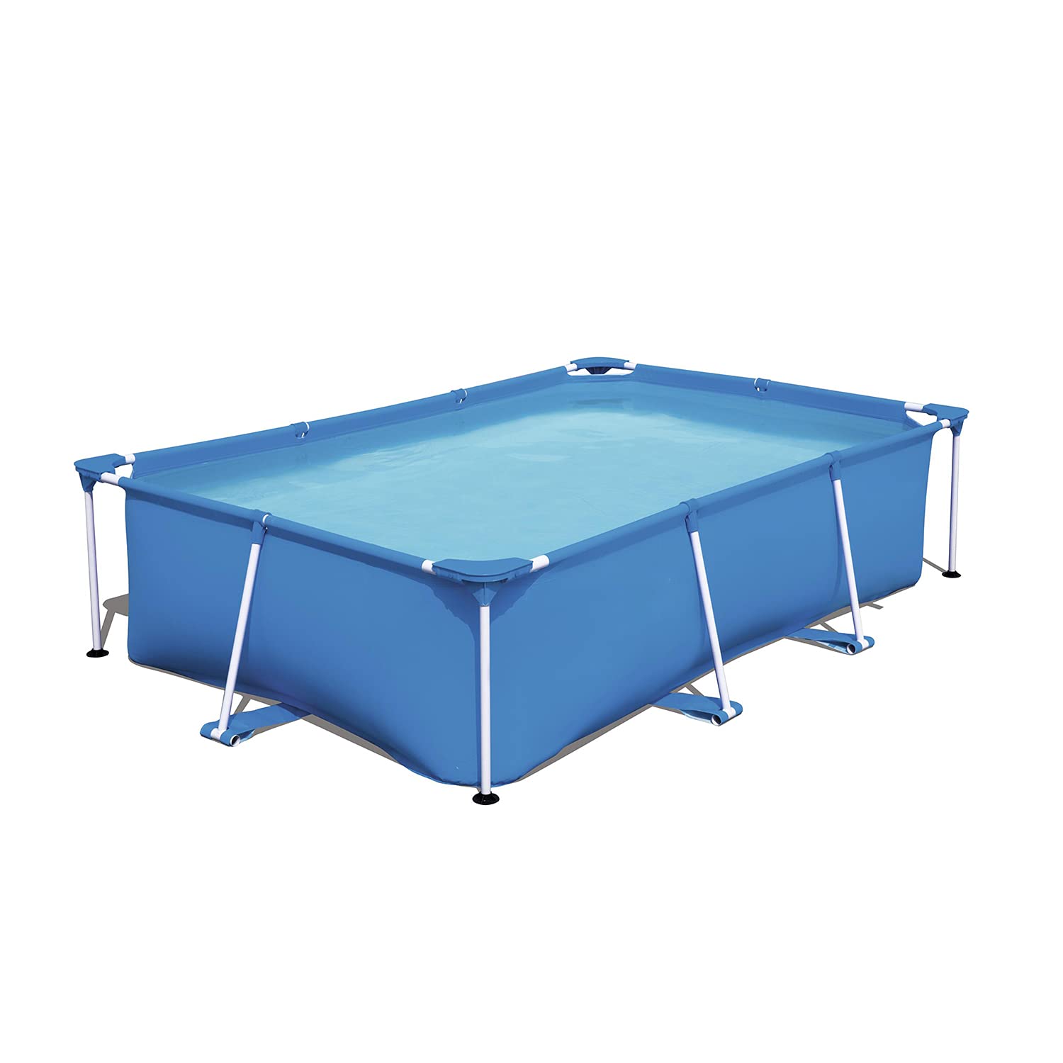 Funchic 8ft x 6in x 67in x 24in Rectangular Above Ground Swimming Pool - Durable Outdoor Family Pool for Backyard, Garden & Summer Fun - Blue
