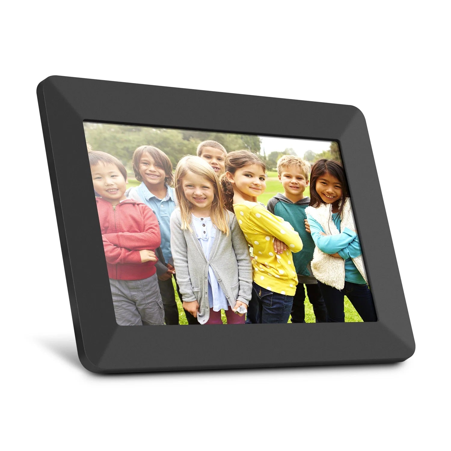 Aluratek ASHDPWM10S 10 Inch LCD Digital Picture Frame - 8GB Memory, USB/SD/SDHC Card Support, Black - Perfect for Home Decor, Office Display & Gift Giving