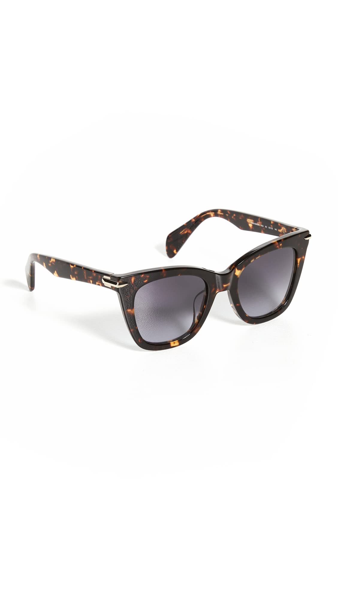 Rag & Bone Women's Narrow Sunglasses - Stylish UV Protection for Everyday Wear | Perfect for Outdoor Activities, Beach, and Driving