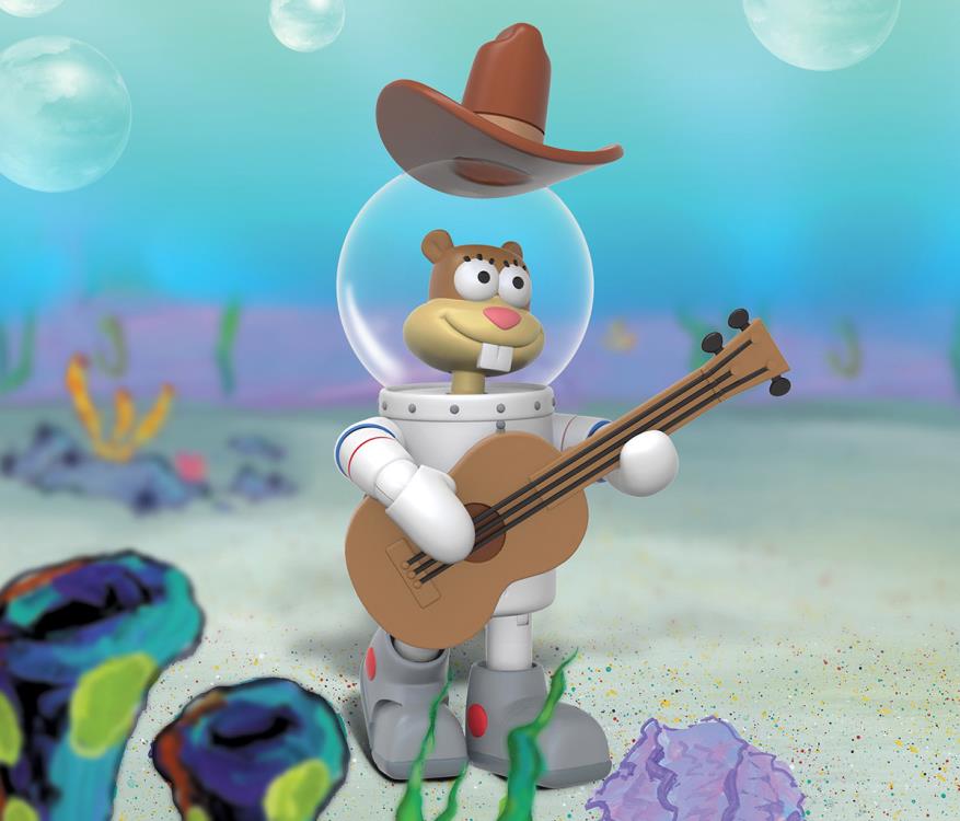SpongeBob SquarePants ULTIMATES! Sandy Cheeks Action Figure - Collectible Cartoon Character Toy for Kids & Fans - Perfect for Display, Play, and Gifting