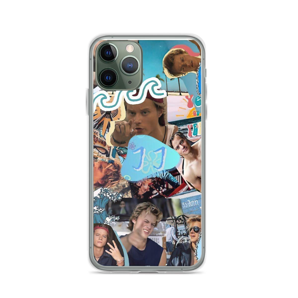 Charptse Clear Shockproof iPhone 12 Mini Phone Case with Jj Outer Banks Collage Design - Durable Protective Cover for Everyday Use, Travel & Outdoor Activities
