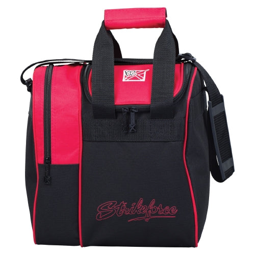 KR Strikeforce Rook Single Red Bowling Ball Tote Bag - Durable Bowling Accessory for League Play & Practice - Perfect for Bowling Enthusiasts & Pro Players