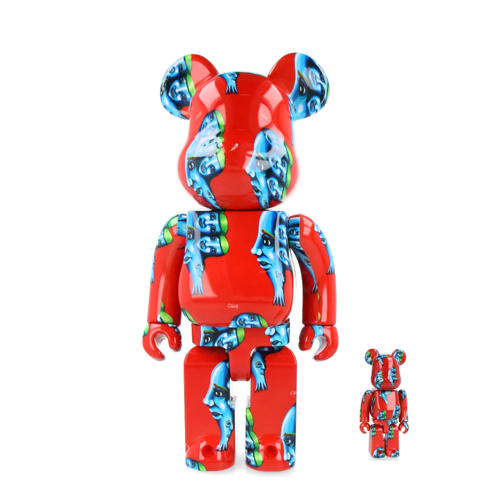 400% Bearbrick Cookie Collectible Figure - Limited Edition Vinyl Art Toy for Display & Decoration - Perfect for Home, Office, or Gift for Collectors