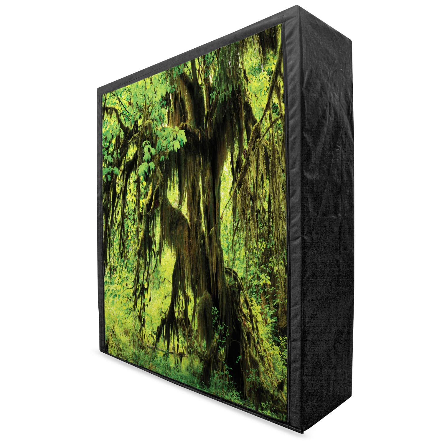 Ambesonne Rainforest Portable Fabric Wardrobe - 59