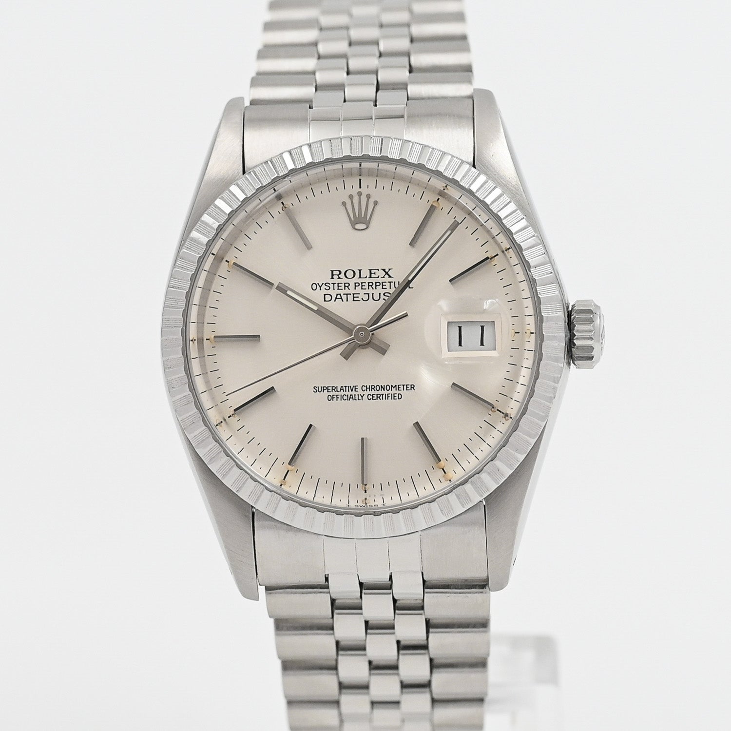 Vintage Rolex Datejust 36 Men's Watch 1984 - Classic Stainless Steel Automatic Timepiece for Business & Formal Occasions