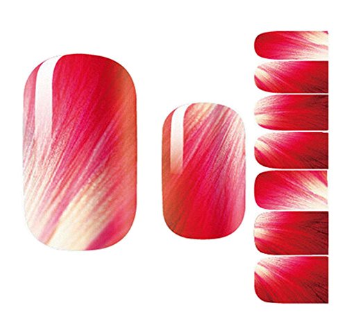 5 Pack Fashionable Nail Stickers - Waterproof Nail Art Decals for Manicure & Pedicure | Perfect for Parties, Weddings, Holidays and Everyday Wear