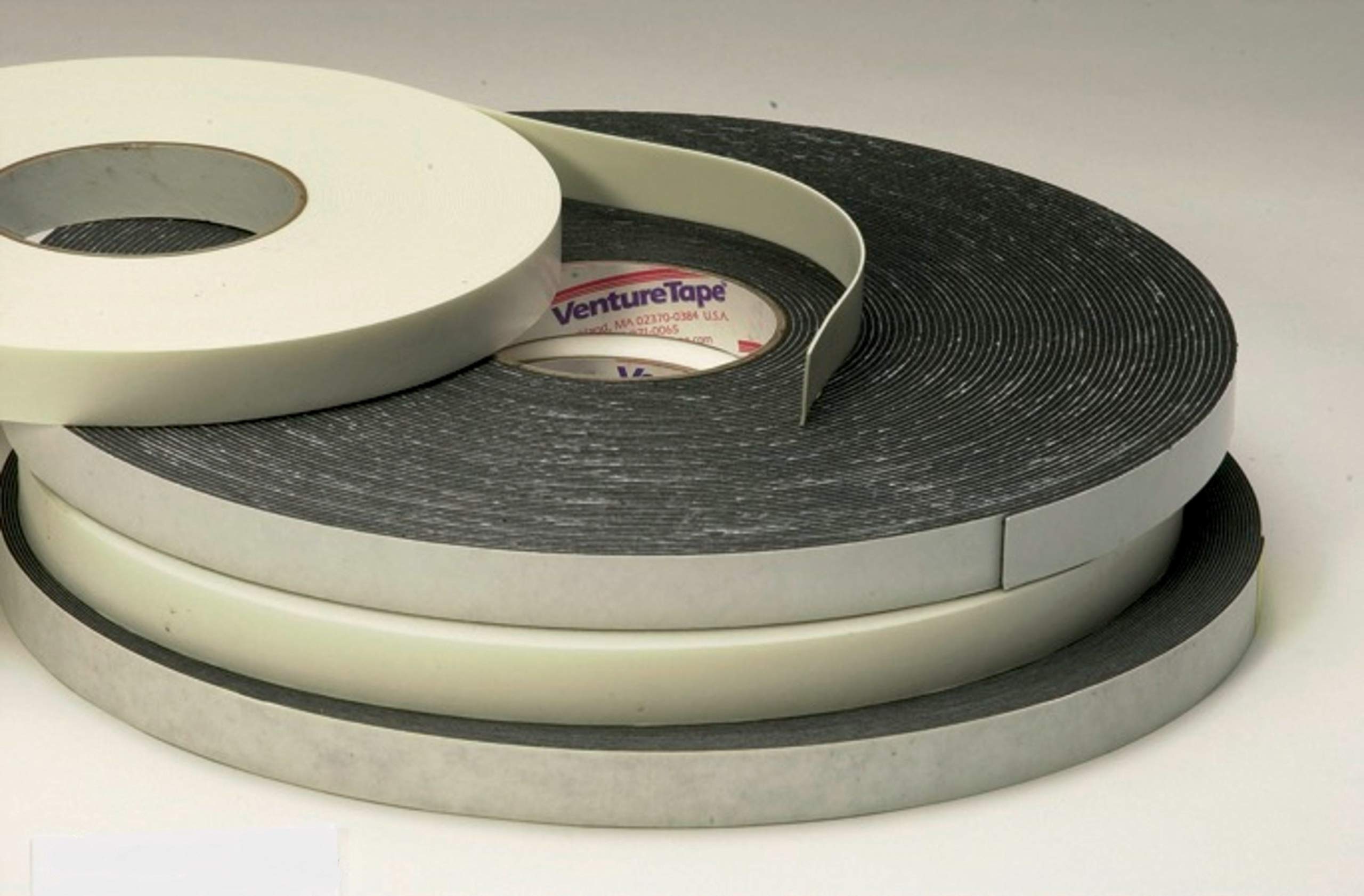 3M VG1208 White PE Foam Glazing Tape - 1/8 in Double Sided, 7/16 in x 85 ft (45 per Case) - Weatherproof Sealant for Windows, Doors & Glass Installation