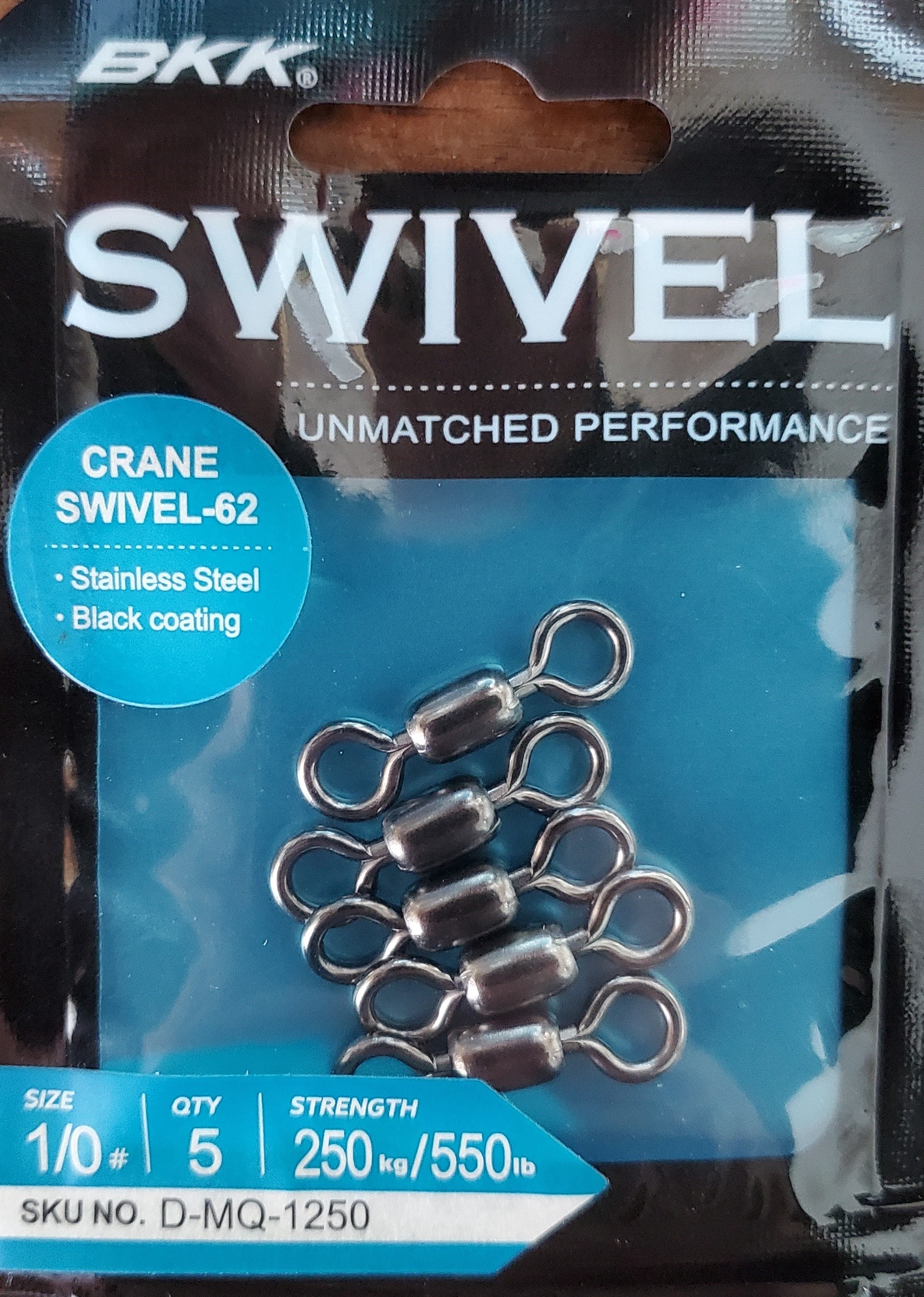 Premium BKK Stainless Steel Crane Swivels - Heavy Duty Fishing Tackle for Saltwater & Freshwater - Ideal for Boat, Kayak, and Shore Fishing