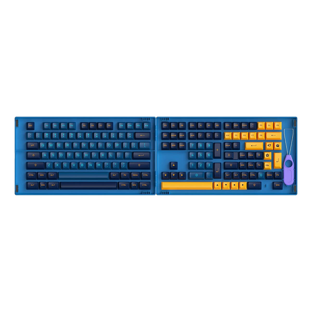 Akko Macaw PBT Double Shot ASA Keycap Set - 157 Keys for Mechanical Keyboards | Customize Your Gaming & Typing Setup | Perfect for PC, Mac & Laptop Enthusiasts
